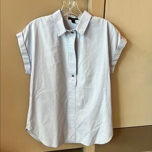 J. Crew Popover Cap Sleeve Shirt